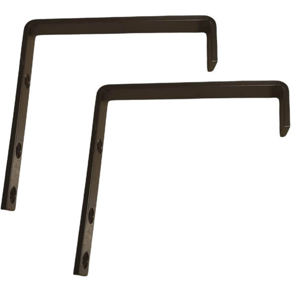 Red Barrel Studio® Railing Planter Bracket Set Outdoor Hanging Brackets